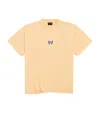 Balenciaga Crew Neck Short Sleeves Soft Fabric In Yellow