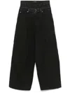 Balenciaga Men Cotton Layered Cargo Trousers