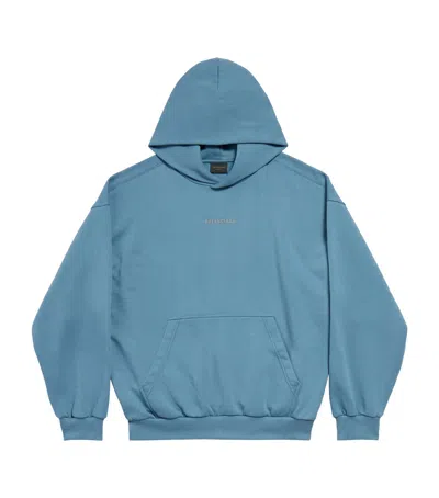 BALENCIAGA COTTON LOGO HOODIE