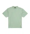 Balenciaga Back Reflective T-shirt Medium Fit In Sage Green In Green