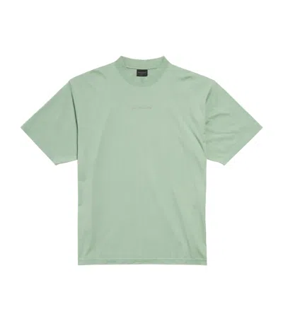 BALENCIAGA COTTON LOGO T-SHIRT