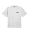 Balenciaga Oversized Logo-print Cotton-jersey T-shirt In White