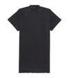 Balenciaga Painted Logo T-shirt Dress In Black