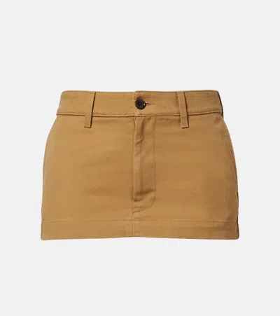 Balenciaga Cotton Miniskirt In Multi