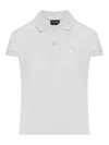 Balenciaga Cotton Pique Polo Shirt With Sport Icon Logo In White