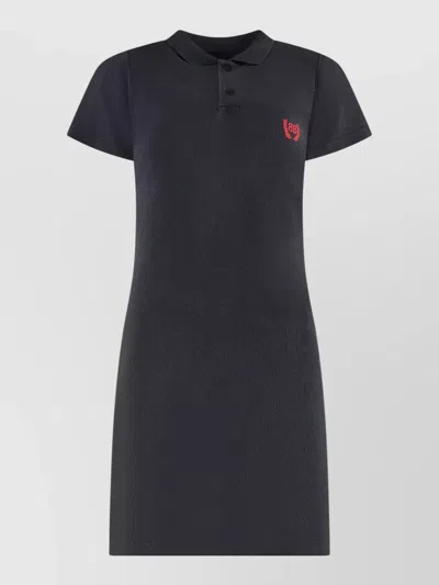 Balenciaga Modern Polo Dress Silhouette Enhancer In Multicolor