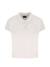 Balenciaga Cotton Pique Polo Shirt With Sport Icon Logo In Neutral