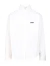 Balenciaga Relaxed Fit Shirt Button-down Collar In White