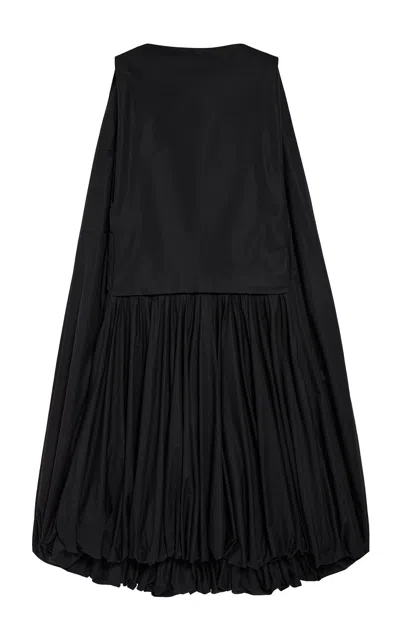 Balenciaga Cotton Poplin Cristobal Gown In Black