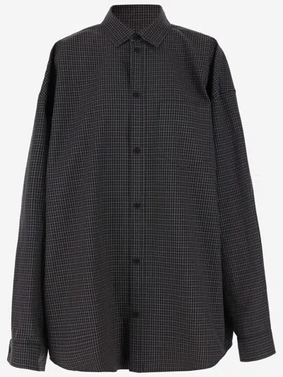 Balenciaga Cotton Poplin Outerwear Shirt In Red