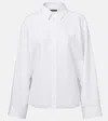 Balenciaga Semifitted Button-up Shirt In White