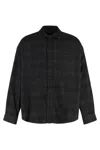 Balenciaga Cotton Poplin Shirt In Gray