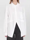 Balenciaga Hourglass-shape Long-sleeved Shirt In White
