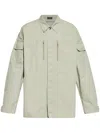 Balenciaga Men's Cotton Shirt Jacket In Neutrals