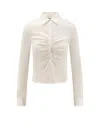 Balenciaga Cotton Shirt In White