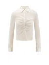 Balenciaga Cotton Shirt In White