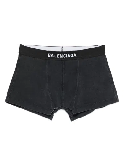 Balenciaga Women Cotton Skort In Black