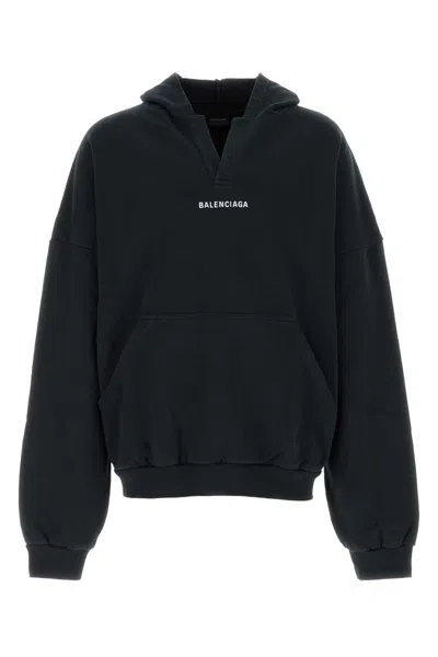Balenciaga Cotton Sweatshirt In Multi