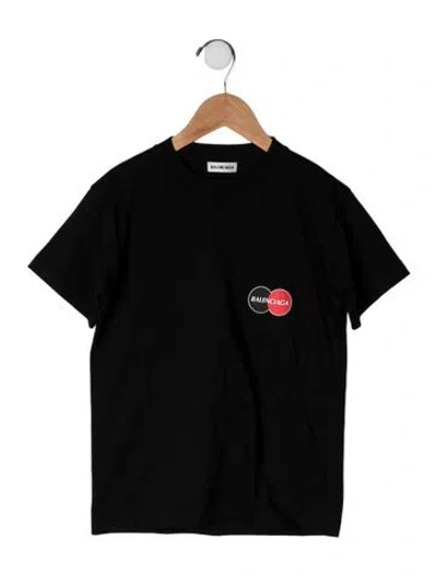 Pre-owned Balenciaga Babies' Cotton T Shirt In Black