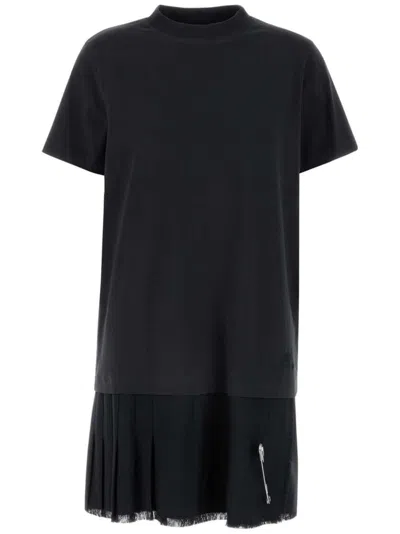 BALENCIAGA COTTON T-SHIRT DRESS