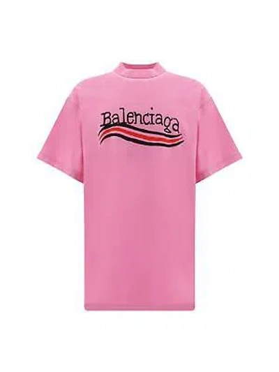 Pre-owned Balenciaga Cotton T-shirt In Purple