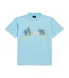 Balenciaga Fitted Cotton T-shirt In Navy