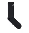 Balenciaga Men's Activewear Technical Socks In Black