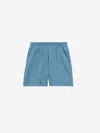 Balenciaga Logoed Tracksuit Shorts In Blue