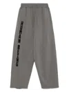 Balenciaga Cotton Track Pants In Grey