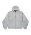 Balenciaga Men's Trompe L'œil Hoodie In Heather Grey In Gray