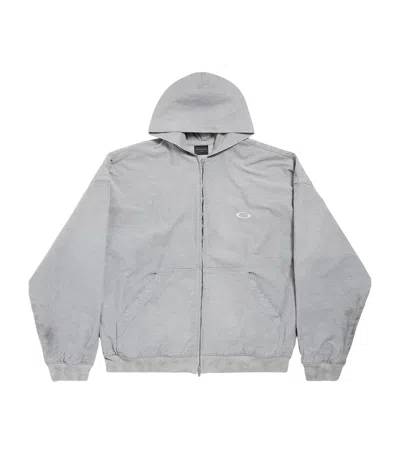 BALENCIAGA COTTON TROMPE-L'OEIL HOODIE