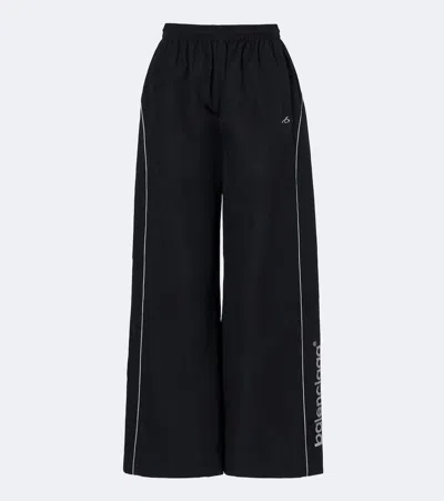 Balenciaga Cotton-blend Sweatpants In Black