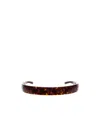 Balenciaga Country Club Side Bb Headband In Havana In Havana Color