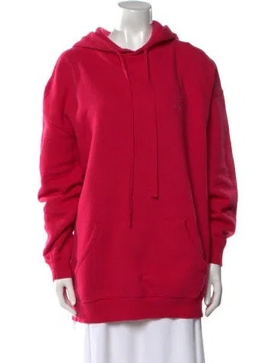 Pre-owned Balenciaga Cowl Neck Long Sleeve Sweatshirt In Pink