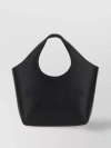 Balenciaga Black Tote Bag With Cut-out Handle In Black