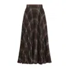 Balenciaga Pleated Skirt With Ruffled Effect