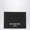 Balenciaga Credit Card Holder Genuine Grained Leather As In Black
