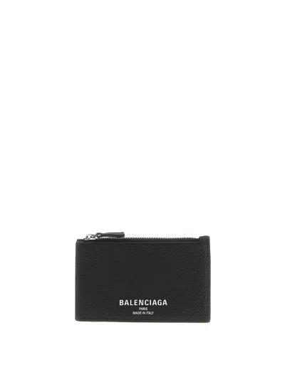 Balenciaga Credit Lungo Card Holder In Black