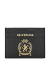 Balenciaga Passport Card Holder Accessories In Black