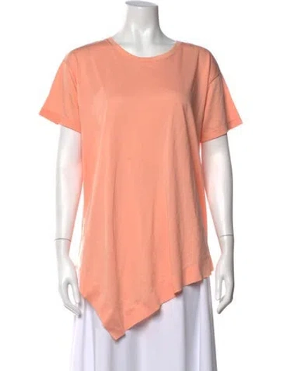 Pre-owned Balenciaga Crew Neck Short Sleeve T-shirt In Orange