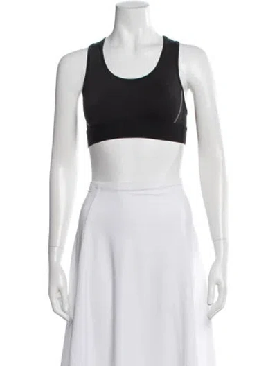 Pre-owned Balenciaga Crew Neck Sleeveless Sports Bra In Black