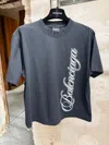 Balenciaga Crew Neck T-shirt In Gray