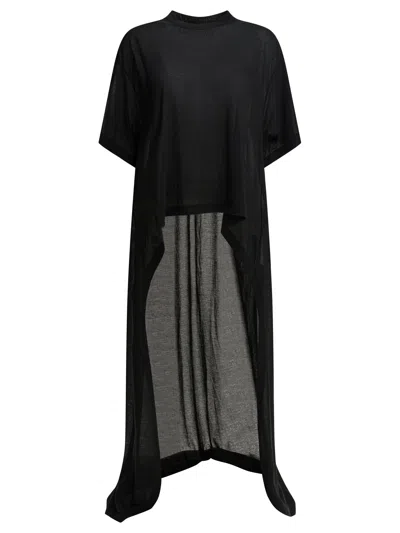 Balenciaga Crew-neck T-shirt With Train T-shirts Black