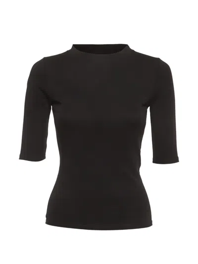 Pre-owned Balenciaga Crew-neck Half-sleeve T-shirt In Black