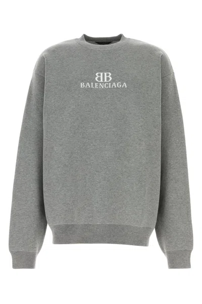 Balenciaga Crewneck Sweater 818422t3368 1380 In Gray