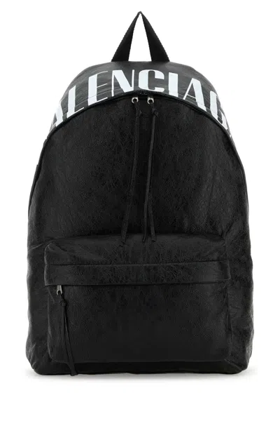 Balenciaga Crinkle Effect Backpack