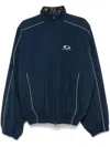 Balenciaga Deconstructed Track Jacket In Blue