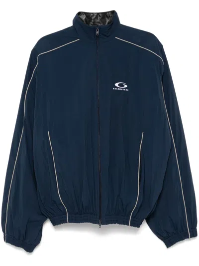 BALENCIAGA CRINKLED TRACK JACKET