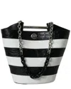 Balenciaga Crocodile Bucket Bag In Black