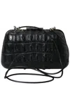 Balenciaga Crocodile Clutch In Black